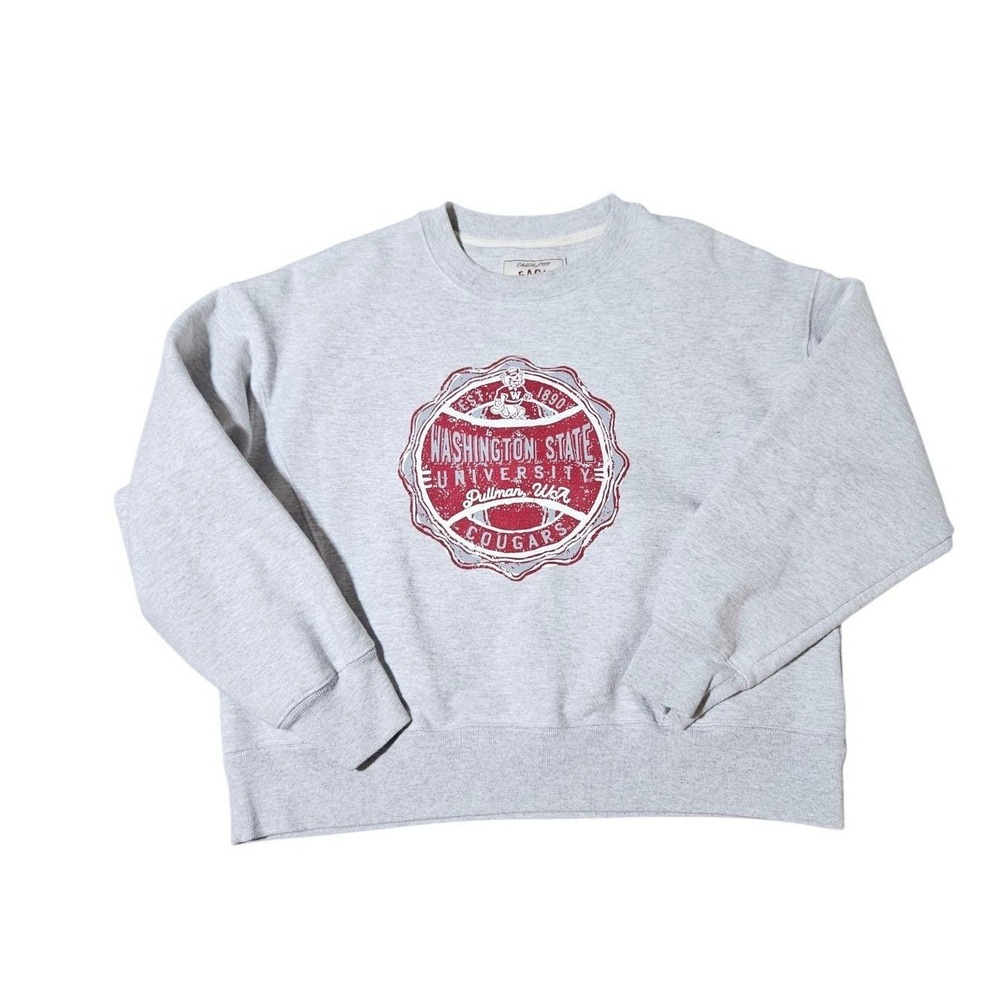 Champion Washington State Cougars Reverse Weave Womens M Crewneck Sweatshirt